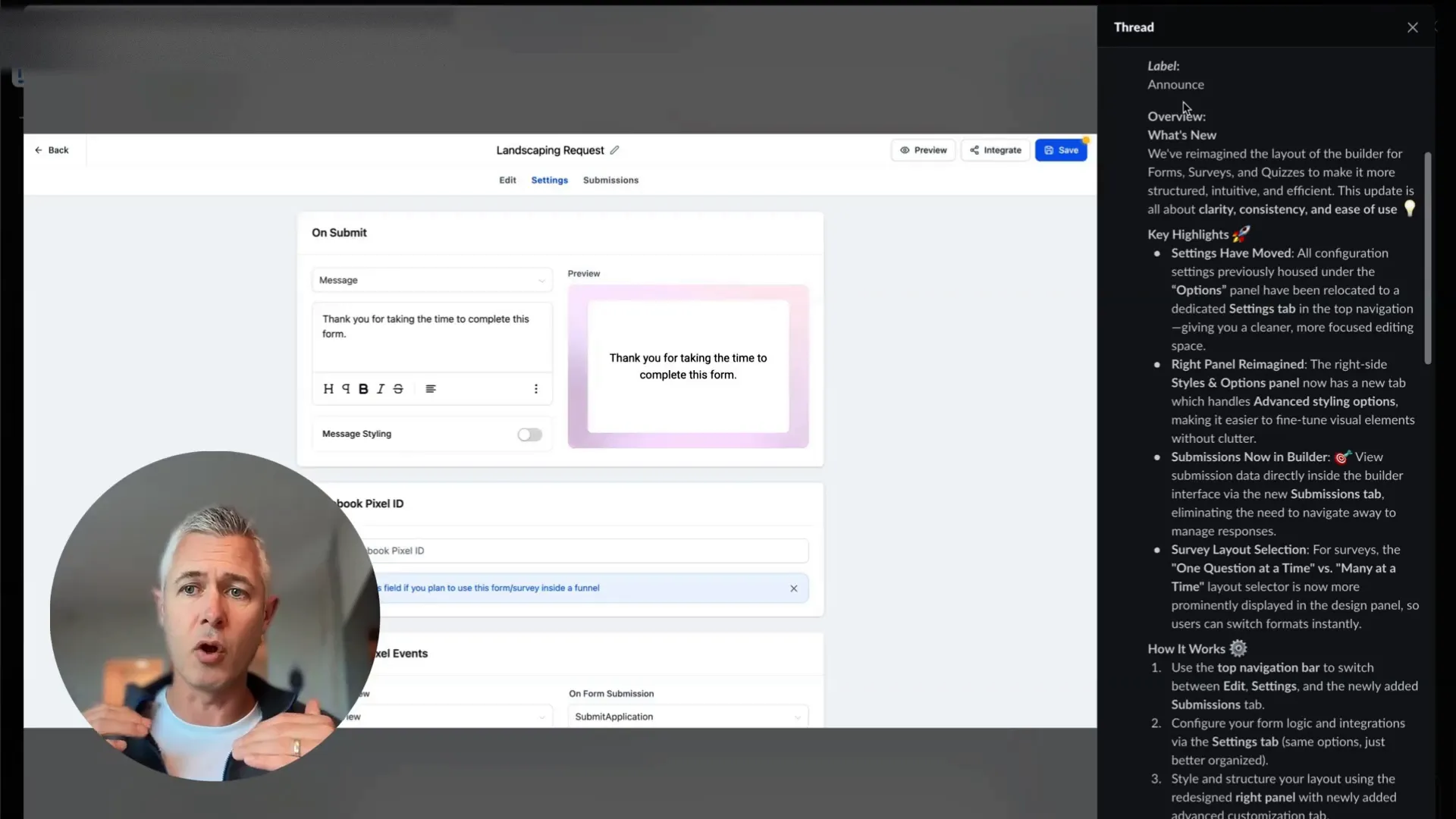GFunnel’s fast autosave settings panel