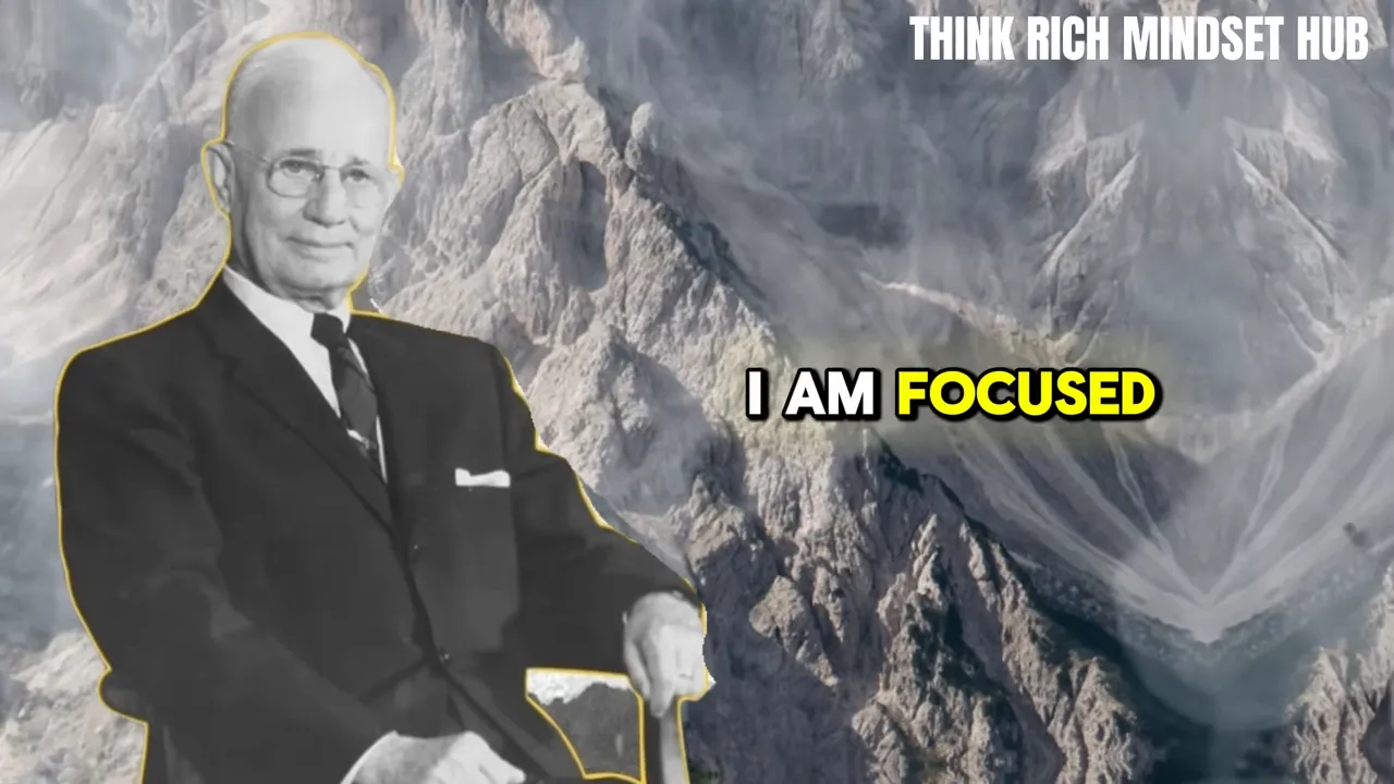 Voiceover instructing morning affirmations: I am focused. I am disciplined.