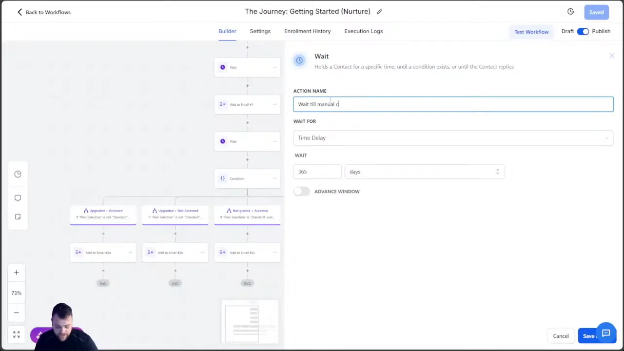 Error handling and manual checks in email automation workflows