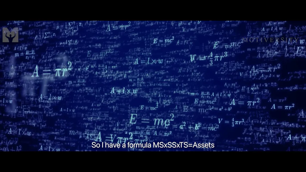 Myron Golden explaining MS x SS x TS equals assets