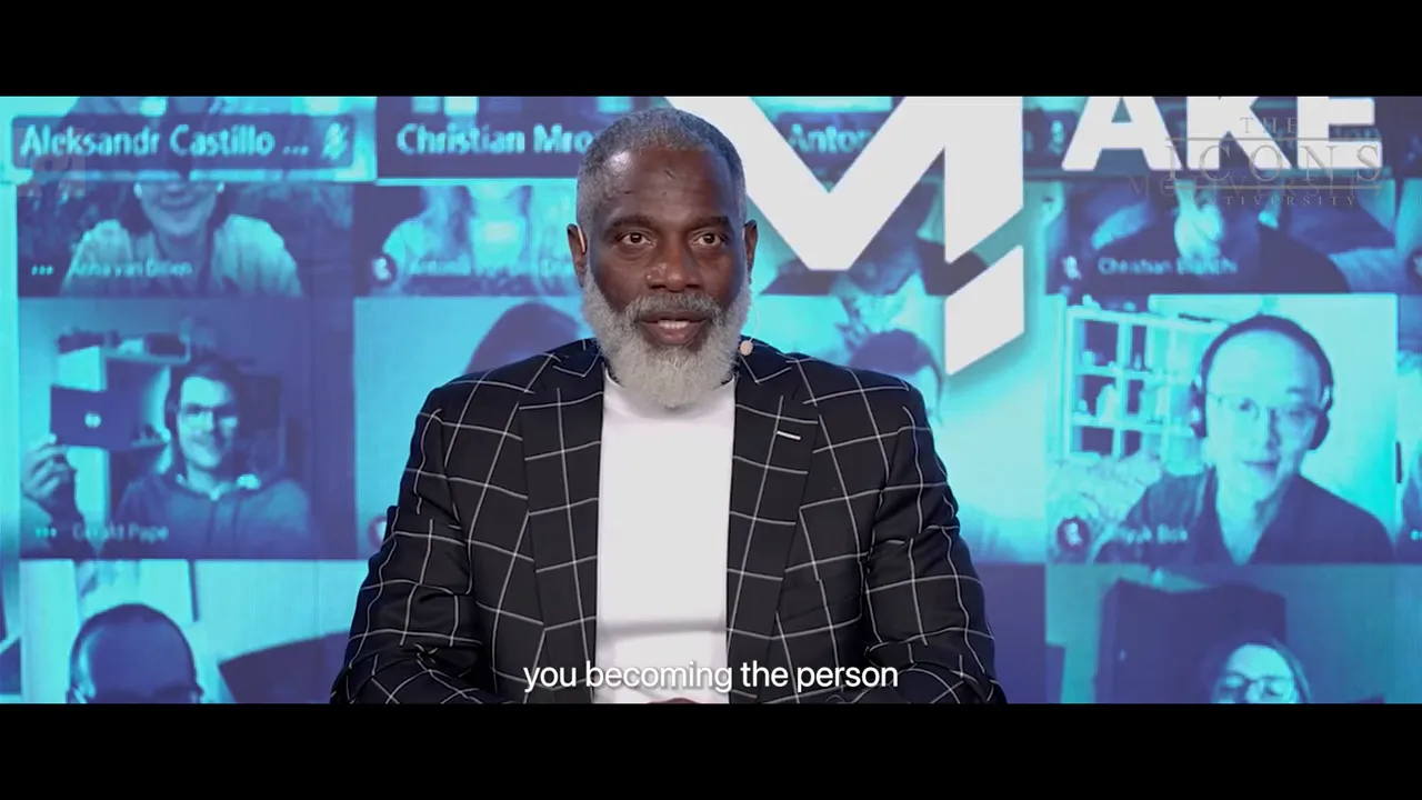 Myron Golden speaking about becoming the person who can do the thing