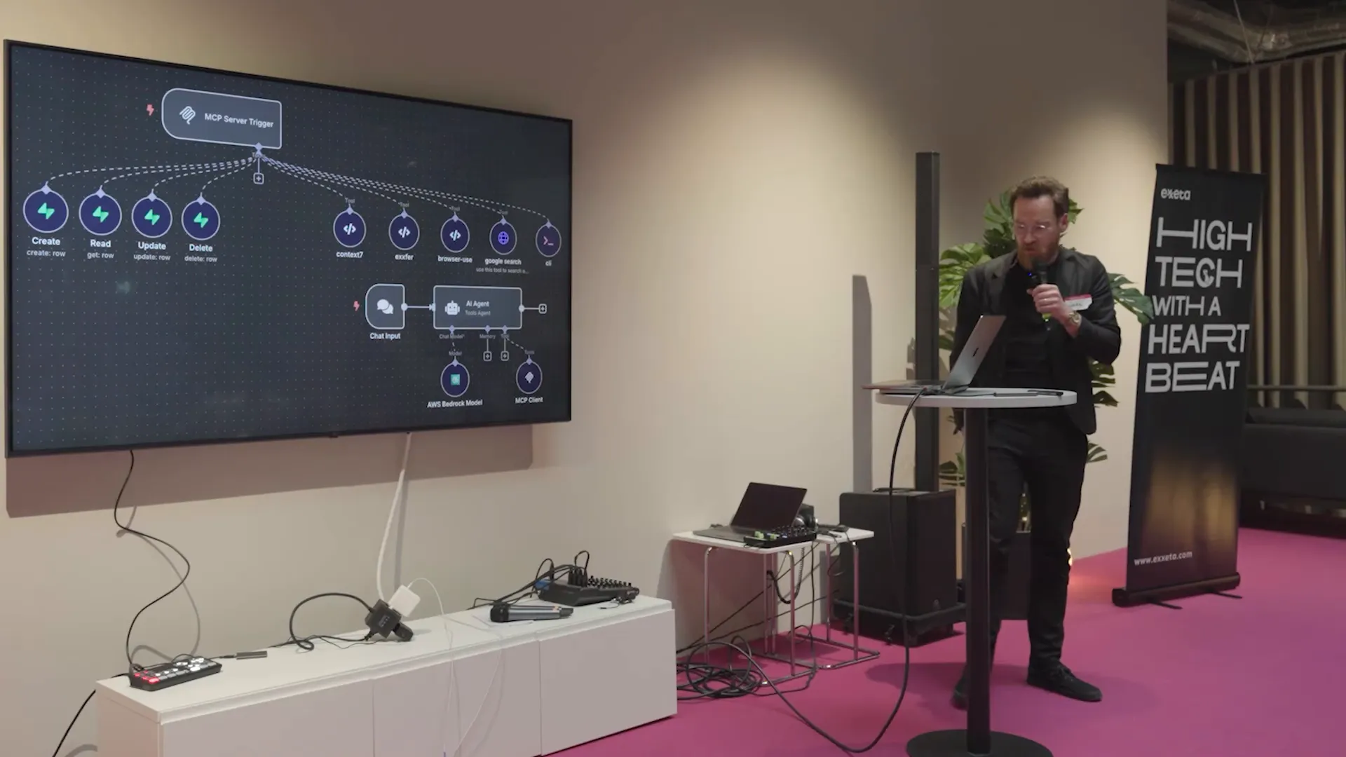 Slide about long-term memory and persistence with Supabase