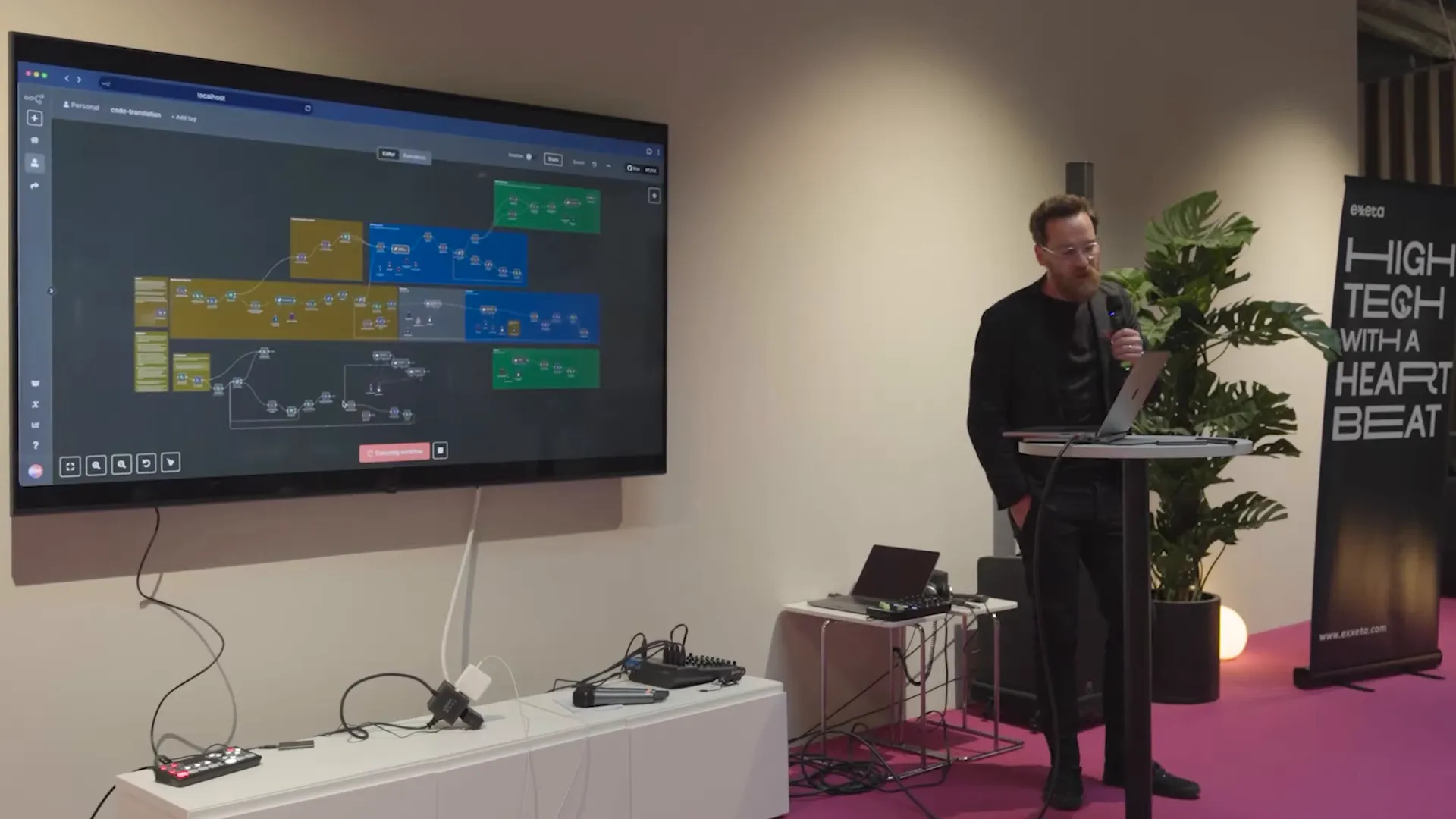 Slide showing automated refactoring phase into modular Java
