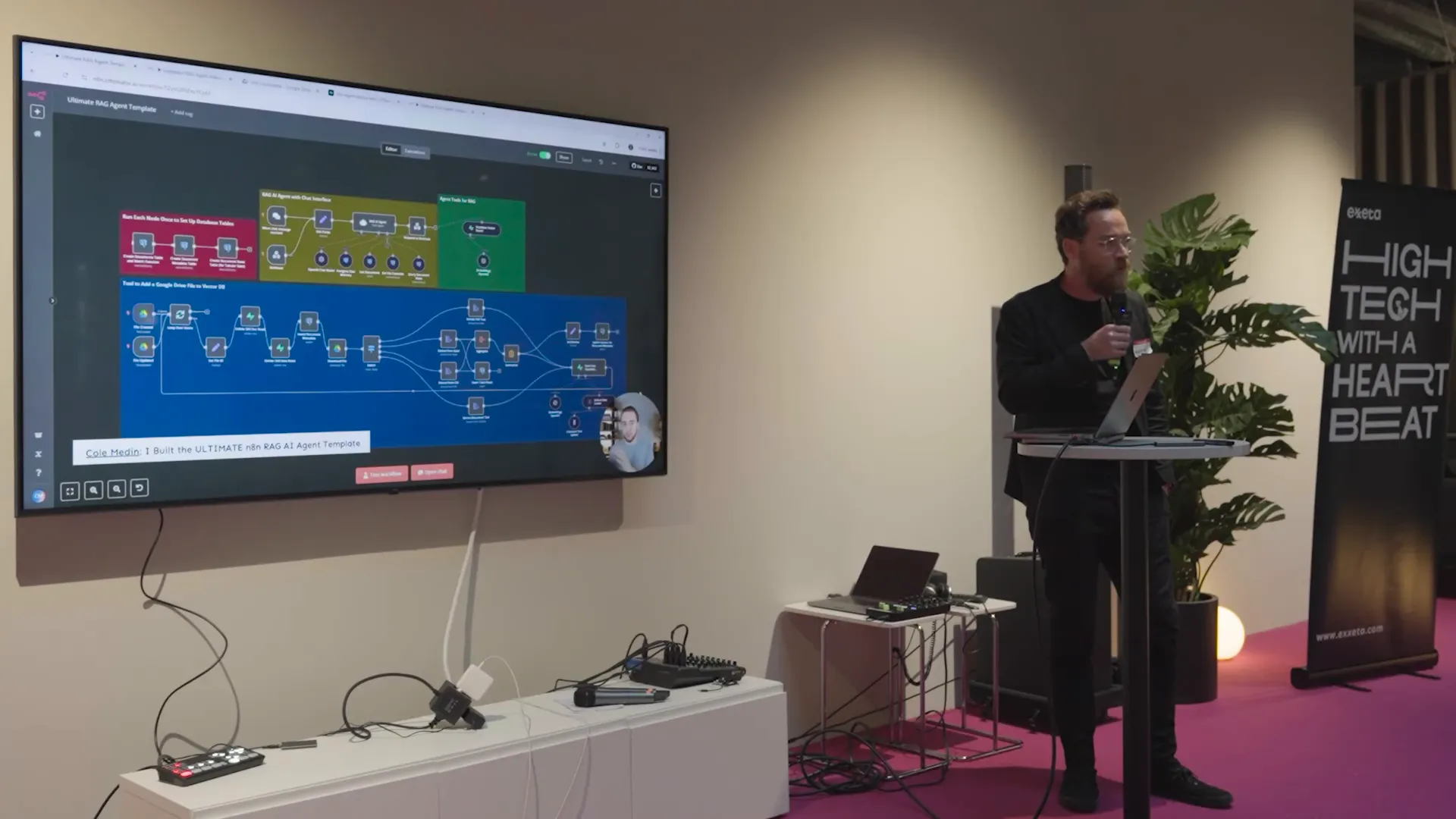 Slide about retrieval augmented generation with vector embeddings