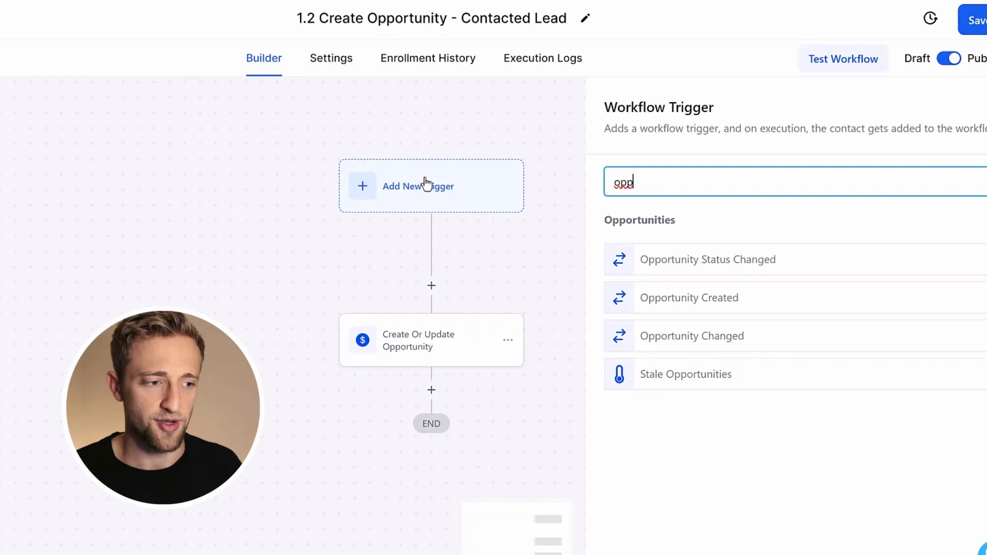 Setting Triggers for Automations