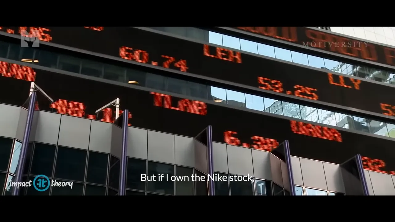 Example: Owning brands like Apple or Nike through stock and business ownership