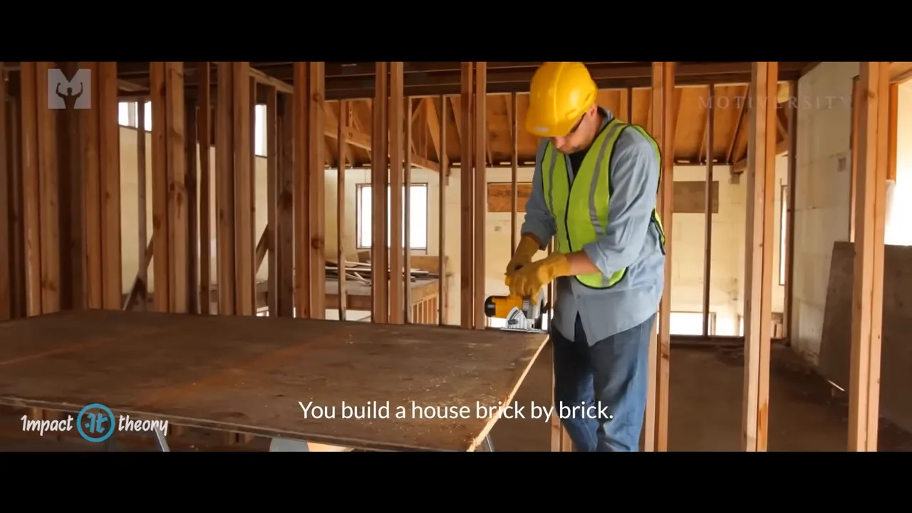 Start where you are — build brick by brick