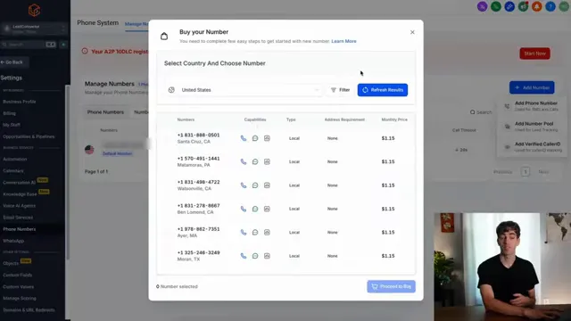 HighLevel filter to find best phone number based on capabilities