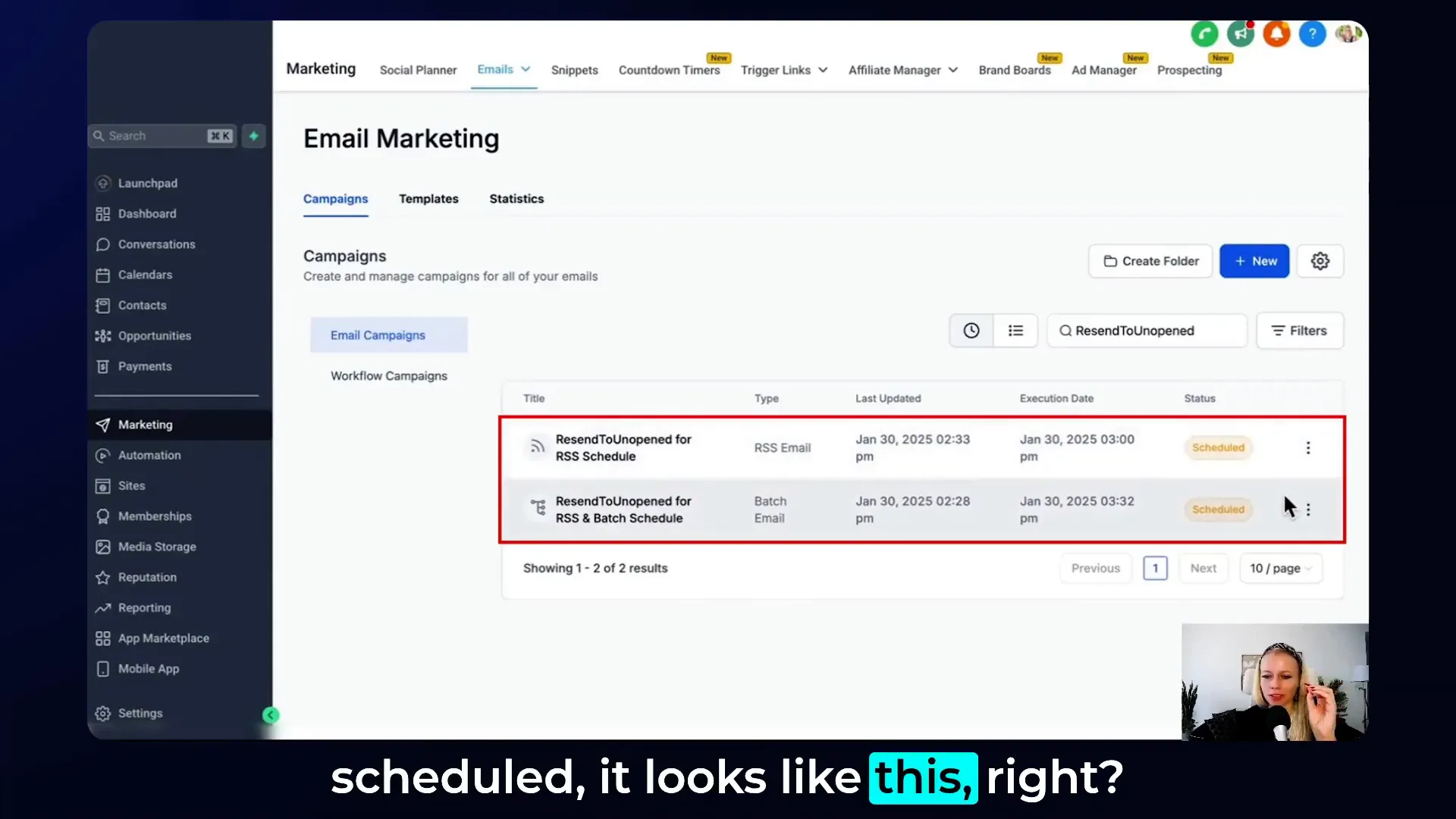 GFunnel’s community dashboard for networking and collaboration