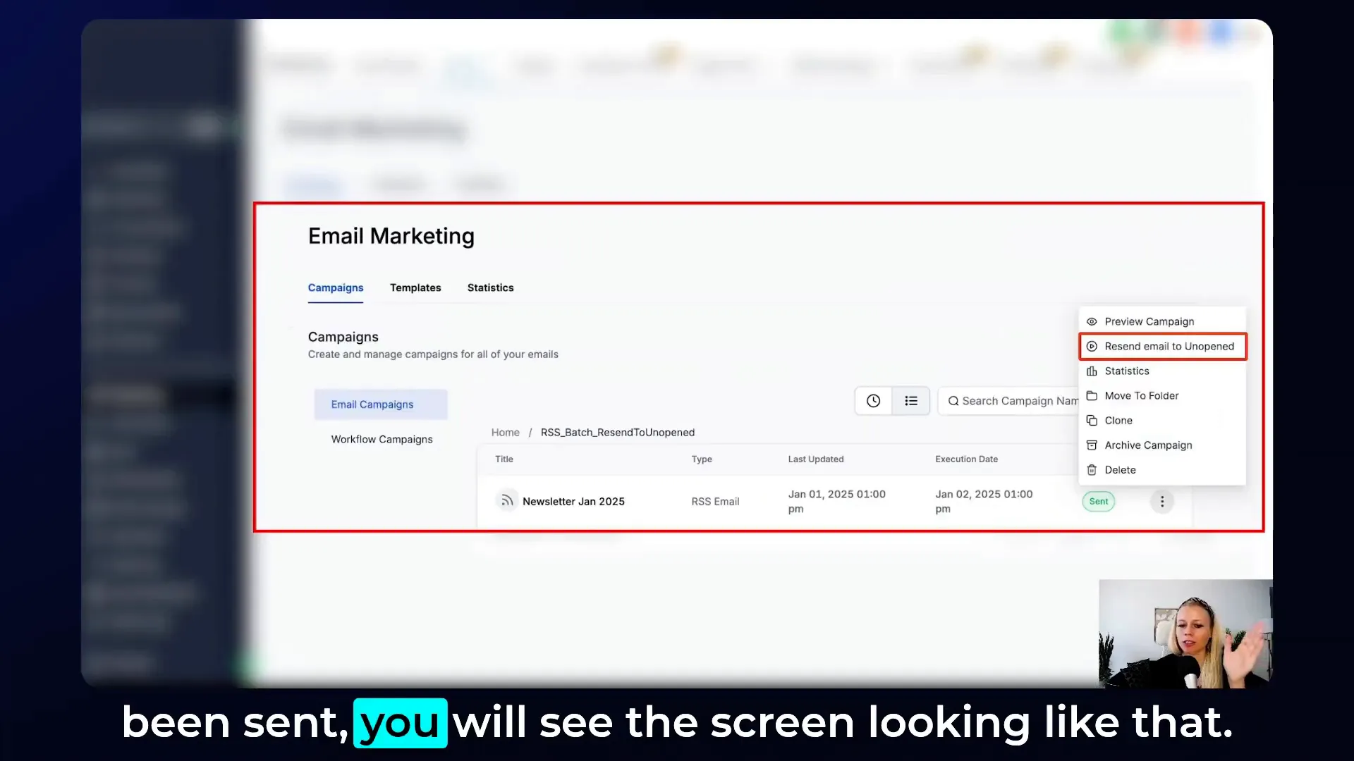 GFunnel real-time analytics dashboard showing campaign performance