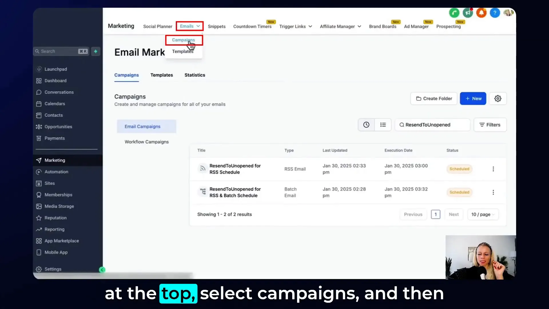 GFunnel’s drag-and-drop funnel builder interface