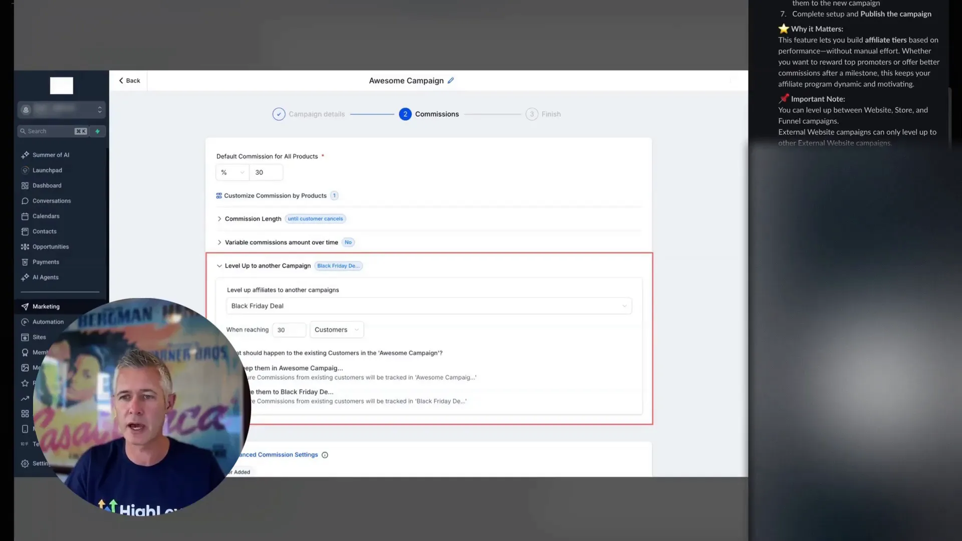 Video insight on affiliate automation