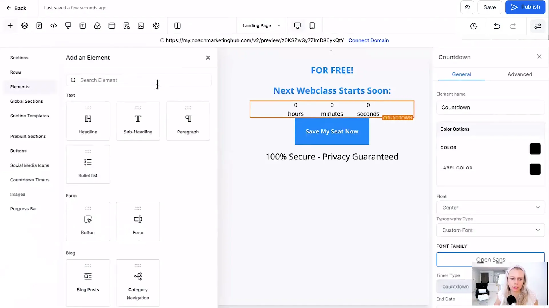Adding forms to imported pages