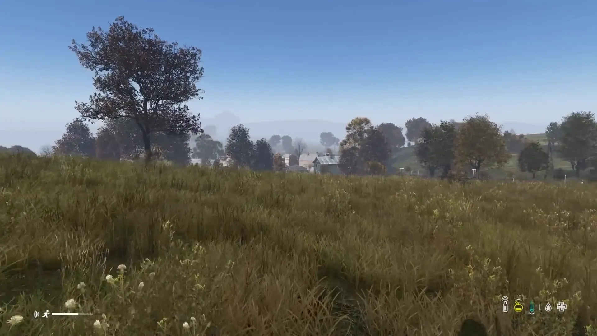 Searching a new town for loot