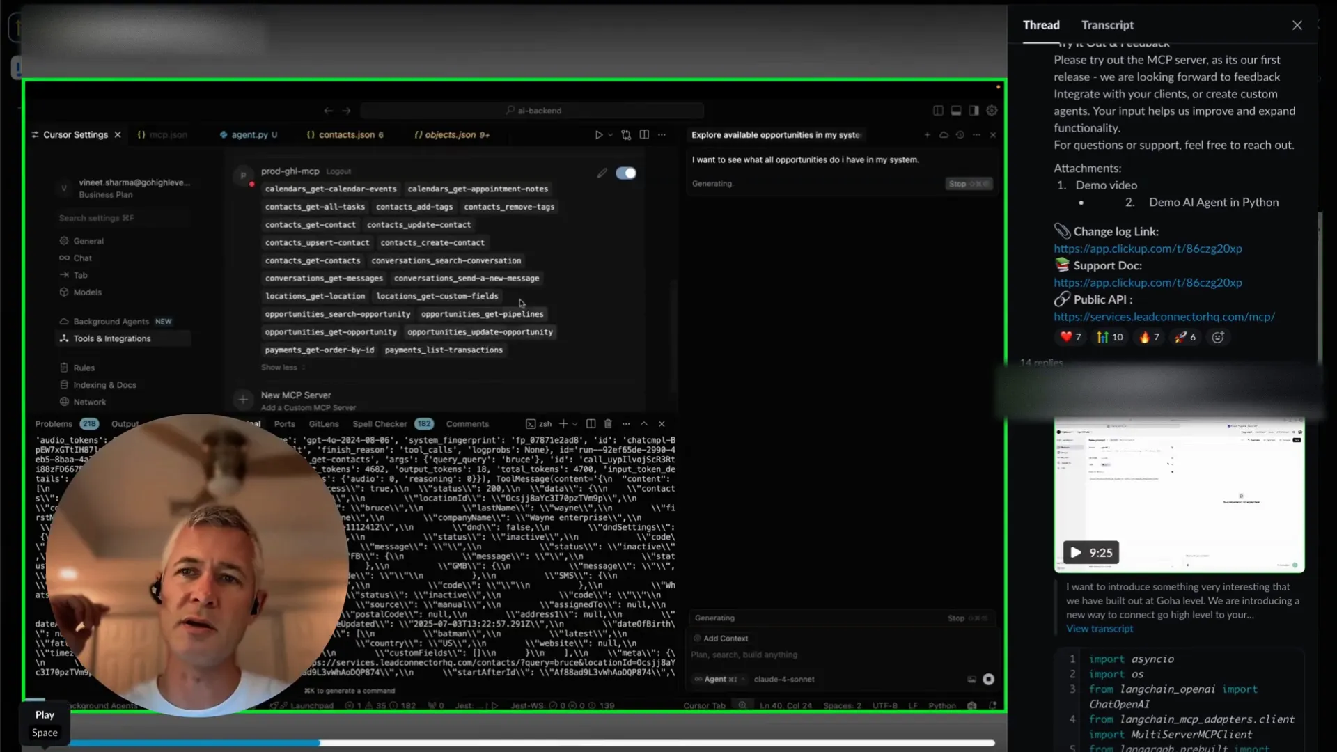 GFunnel’s business networking platform community dashboard