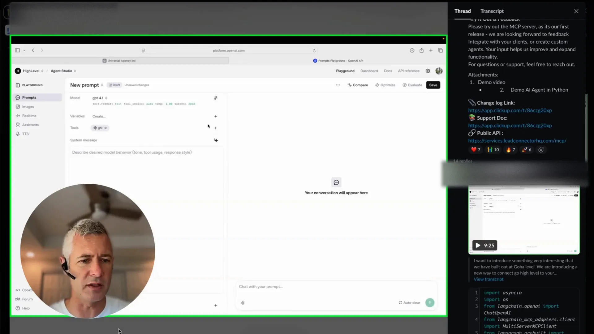 GFunnel automation dashboard showing task sequences