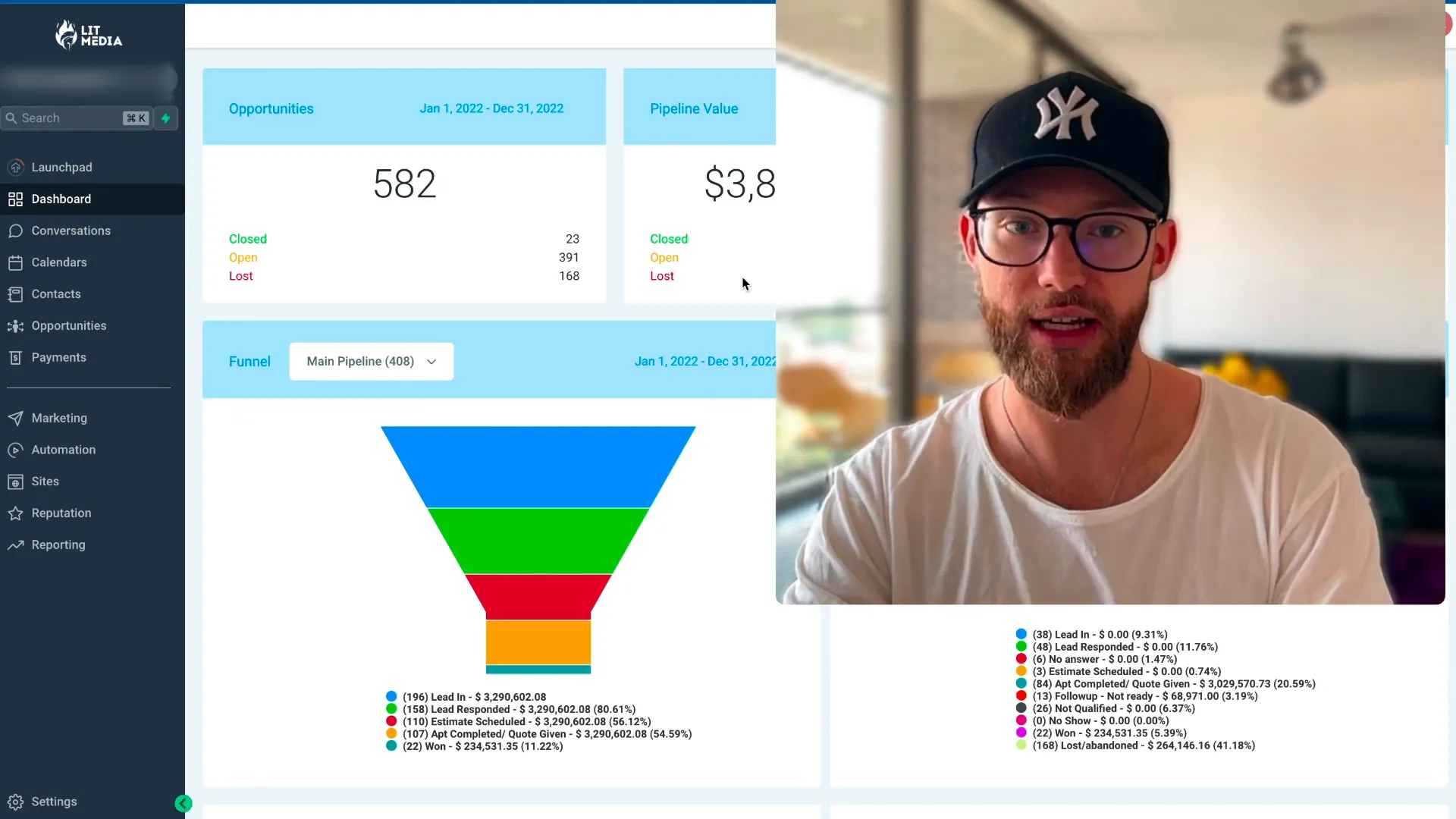 Booking calendar integration example