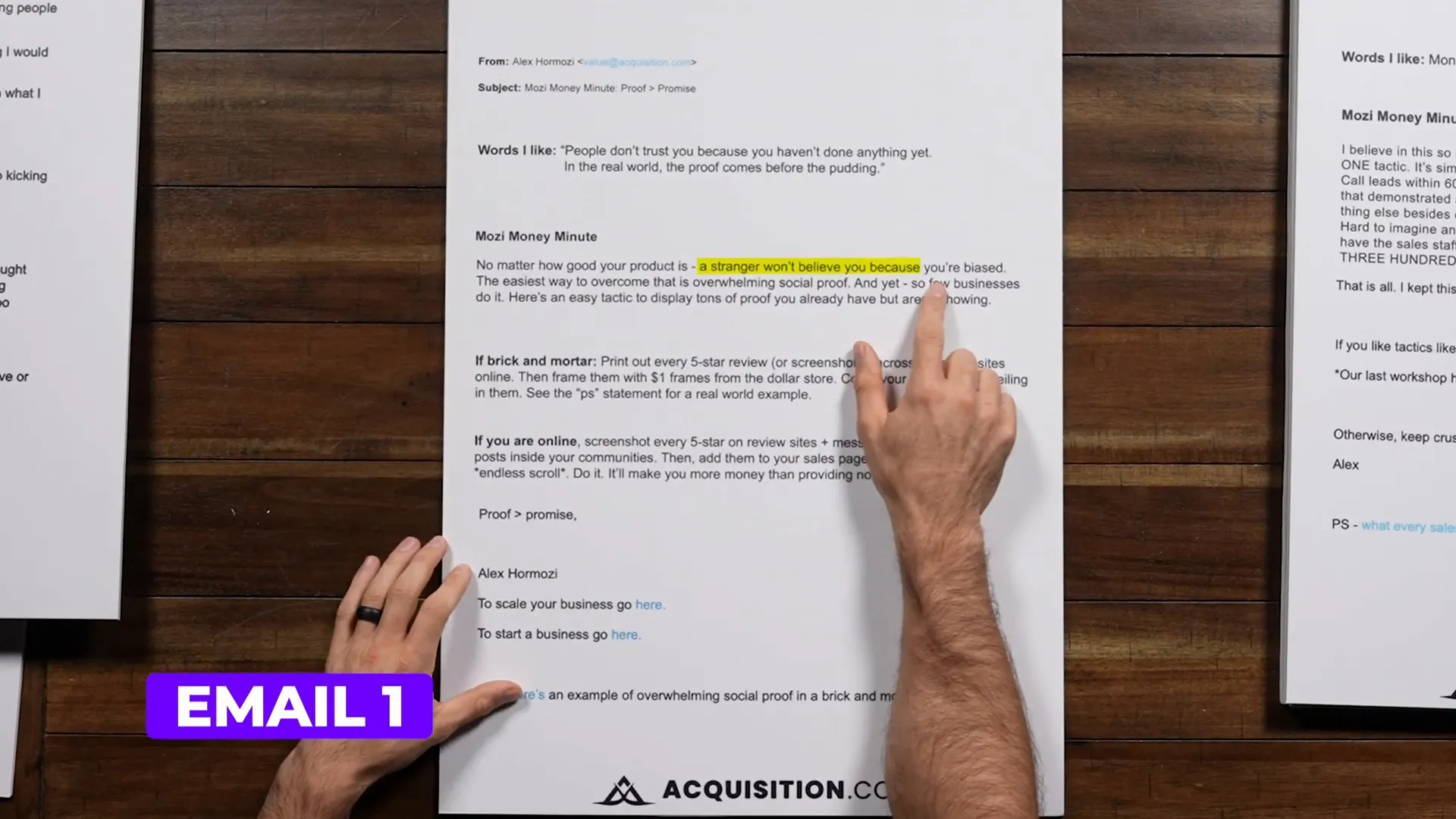 Best practices for email structure
