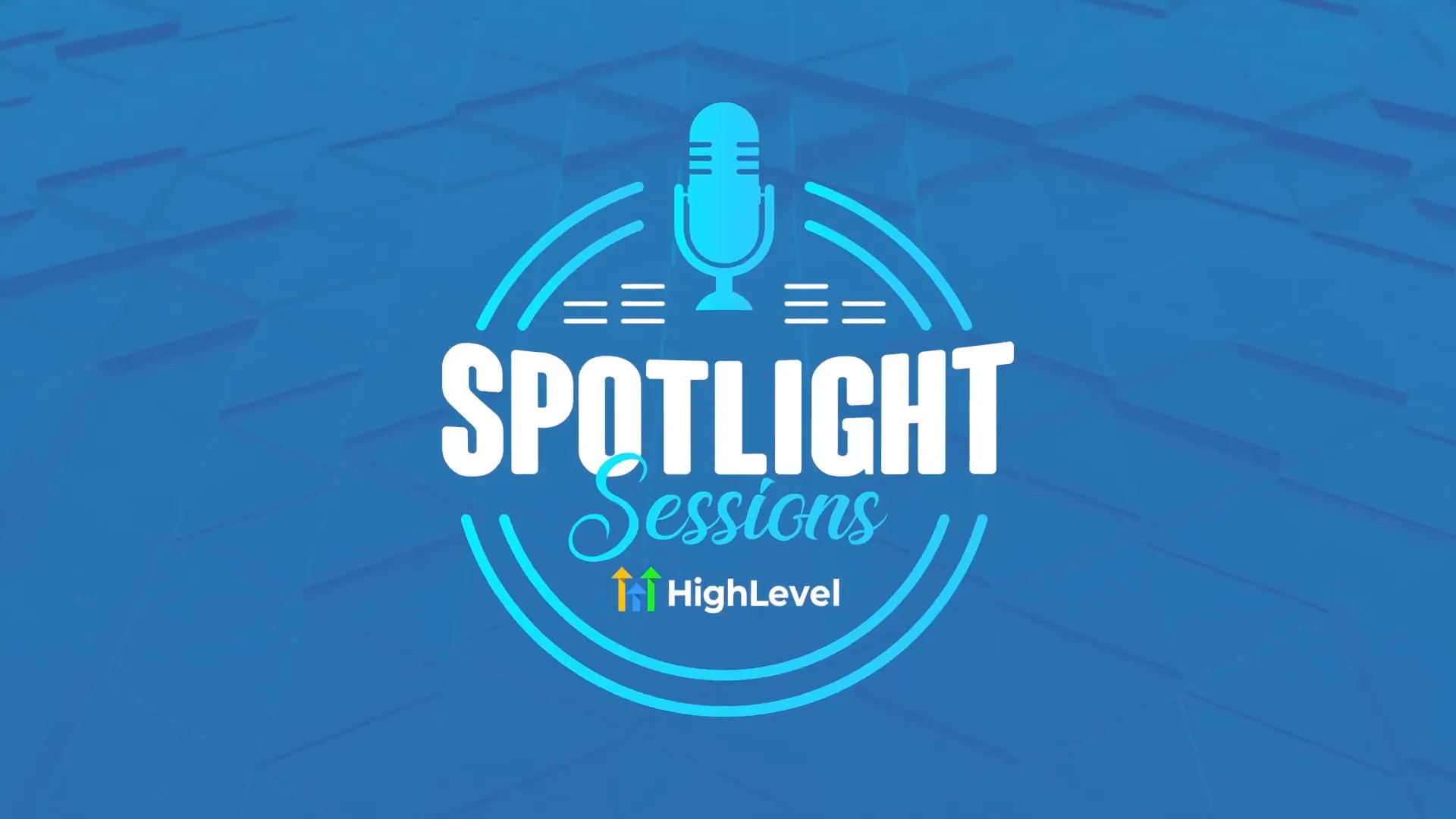 Spotlight session introduction showing HighLevel and JustCall logos