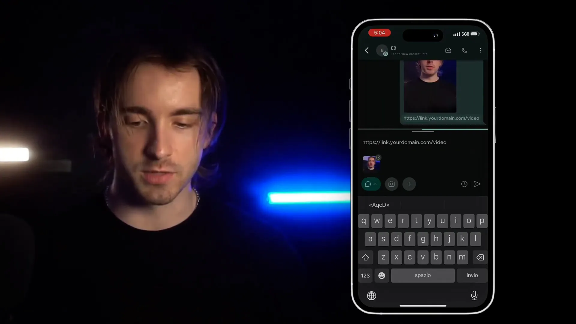 Personalized video message example from e-commerce case study