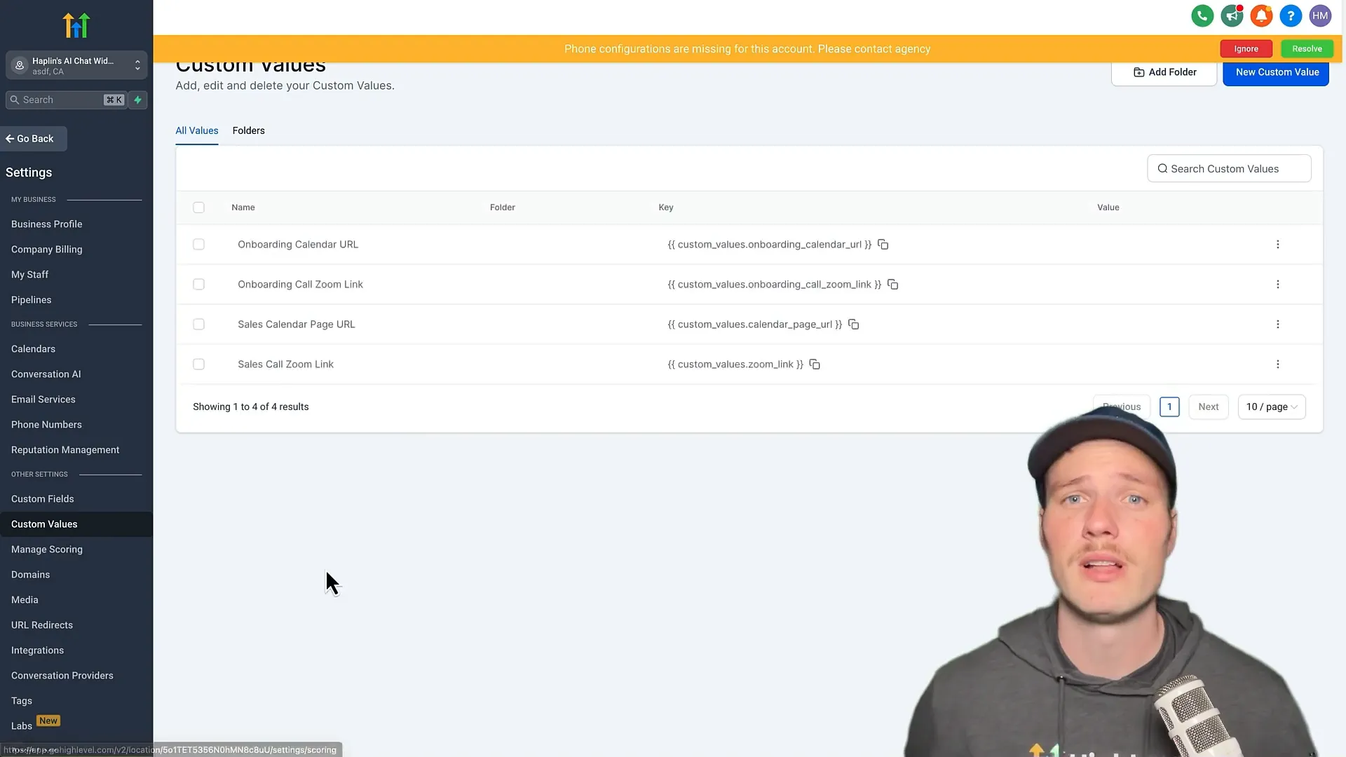 GFunnel fast autosave settings and confirmation