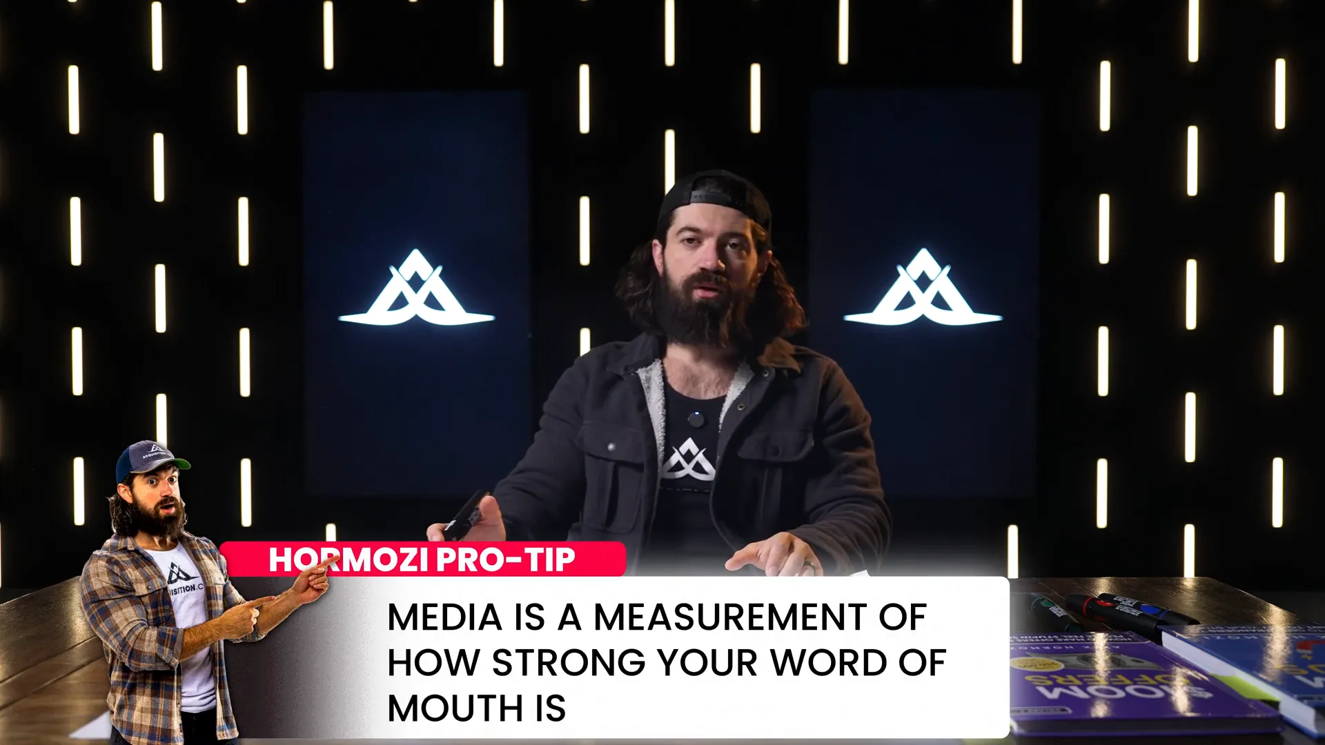 Graph showing brand compounding through word-of-mouth