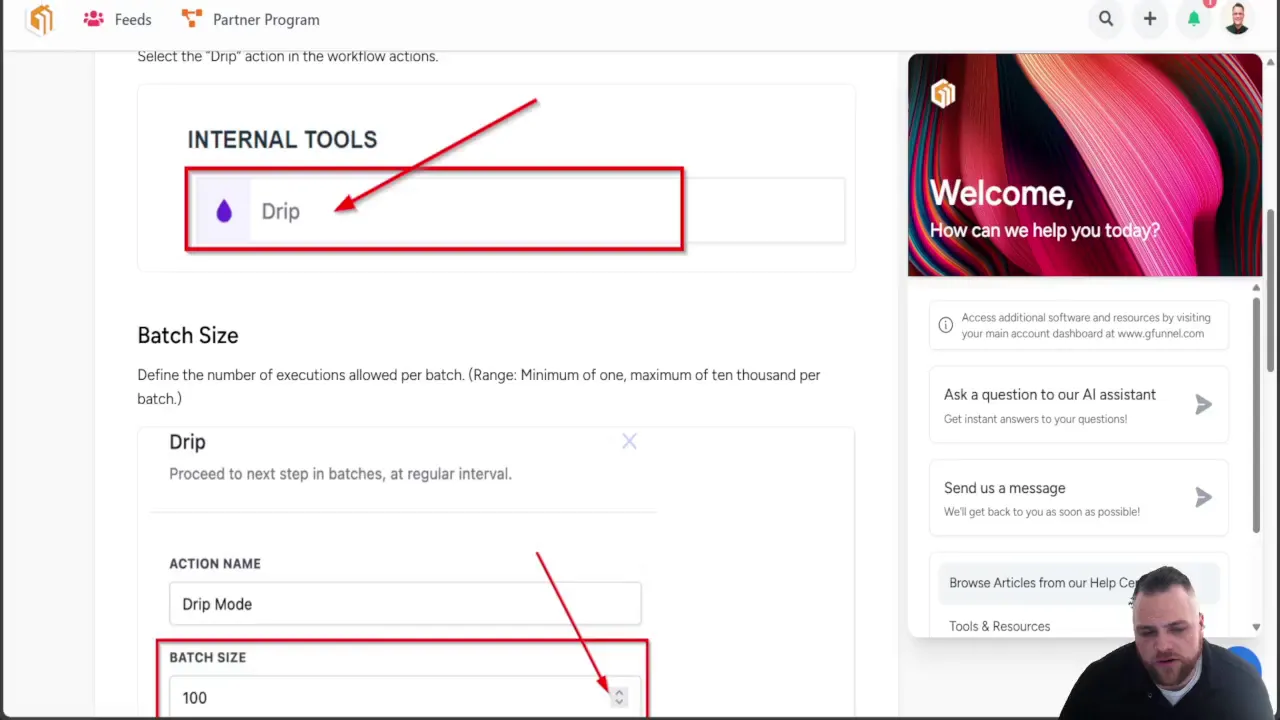Implementation step guidance