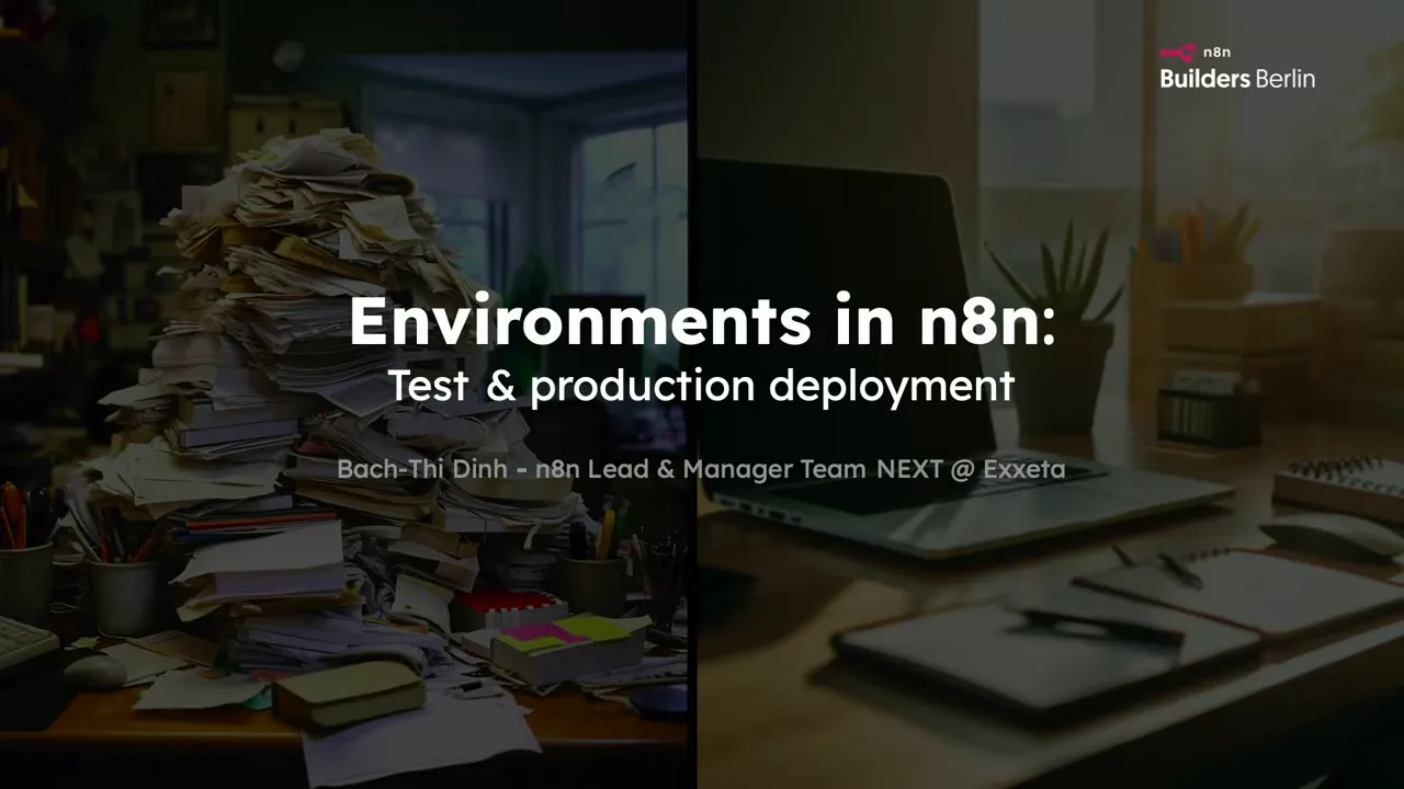 Slide explaining why environments matter