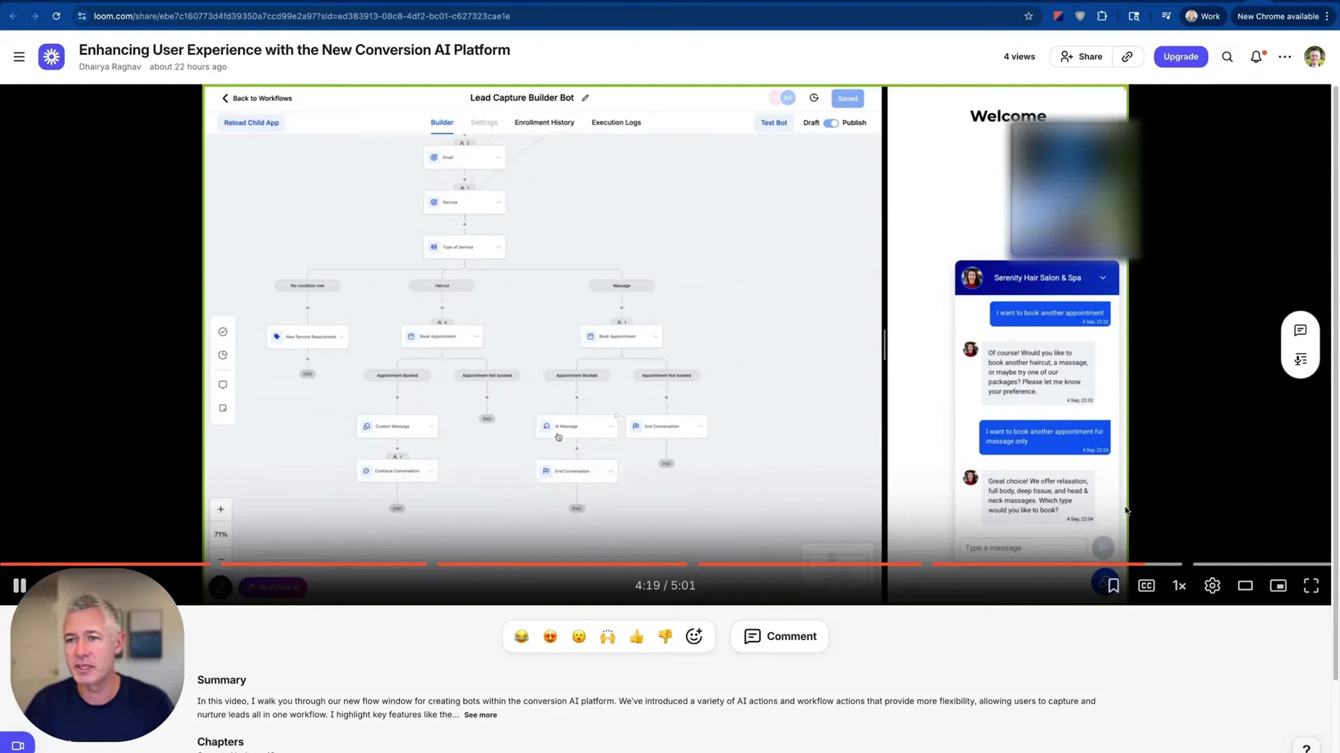 Overview showing integrated funnel, CRM, and analytics features