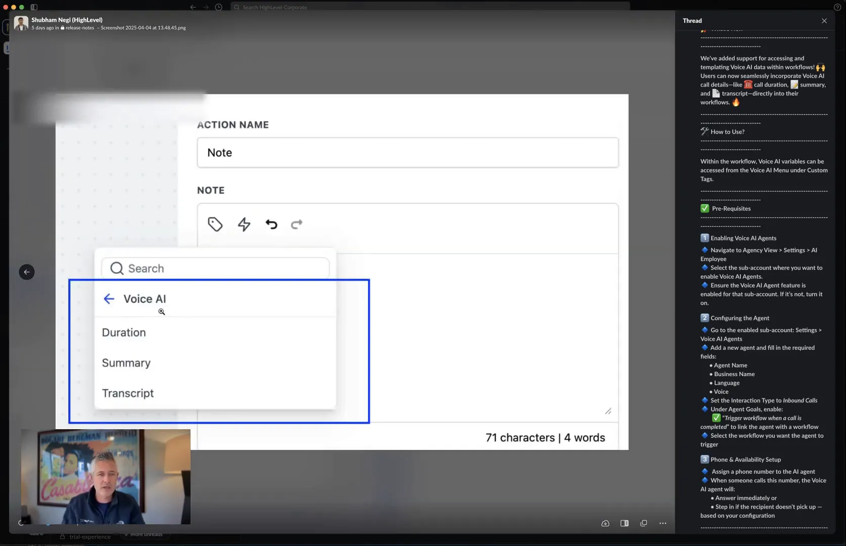 Configuring Voice AI agents