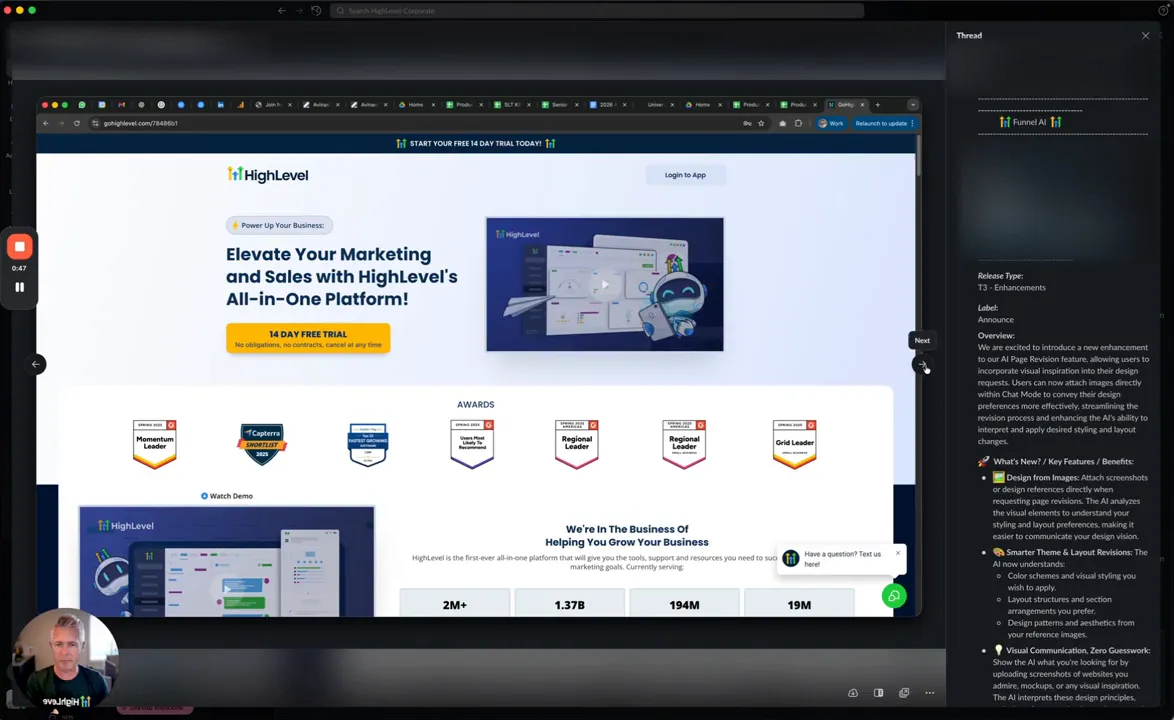 Side-by-side comparison of original reference site and AI-generated redesign