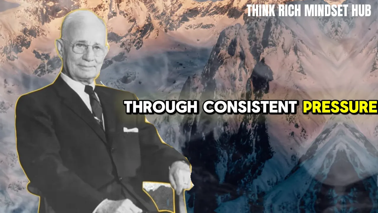 Your subconscious mind is like clay; it reshapes with consistent pressure