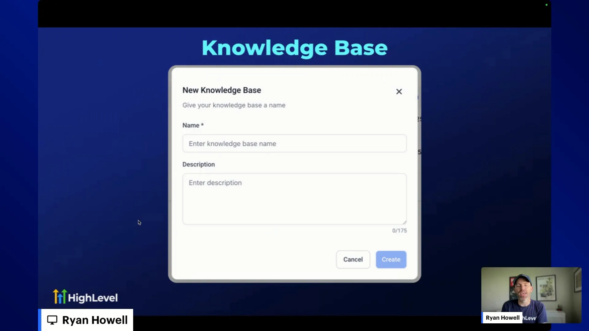 Knowledge base training for AI agents