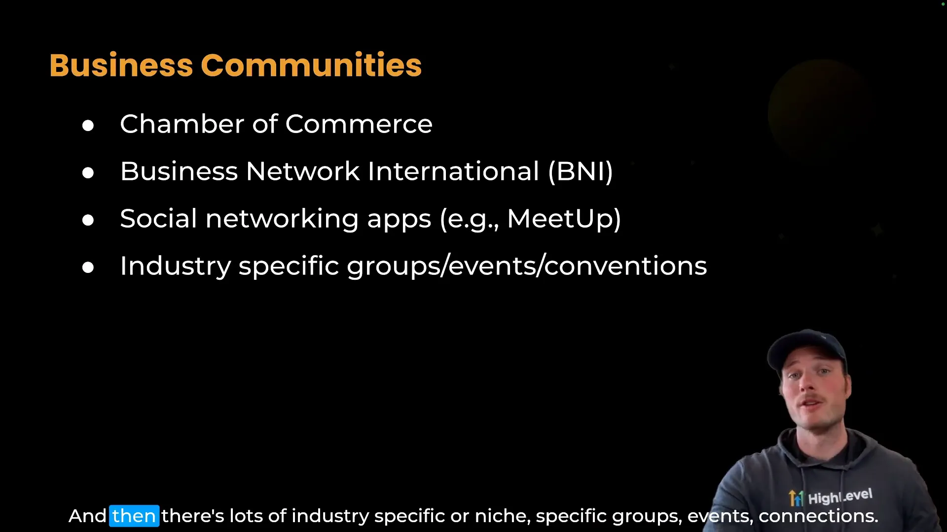 Entrepreneurs networking at a local business community event
