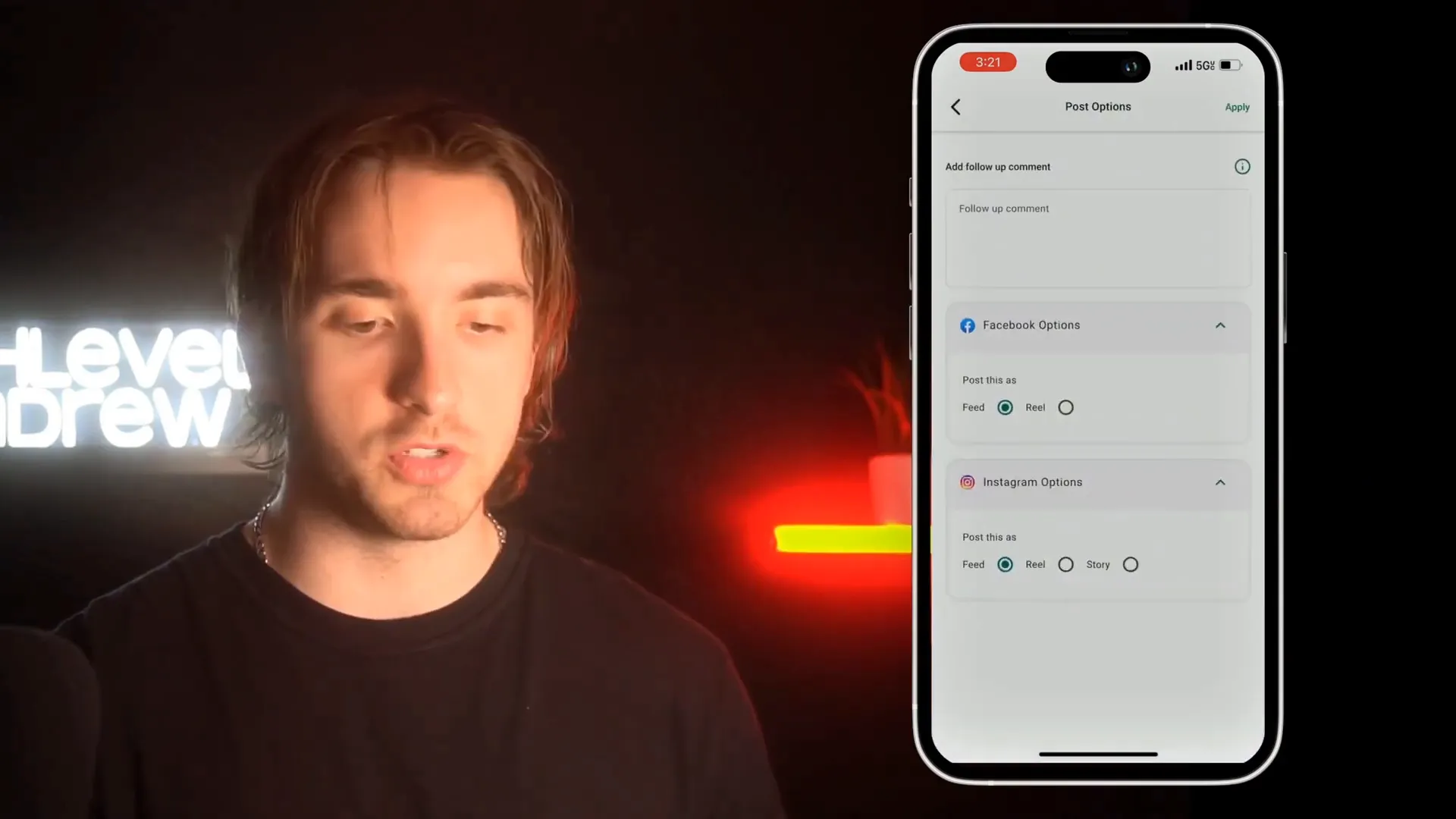 Customizing social media post per platform