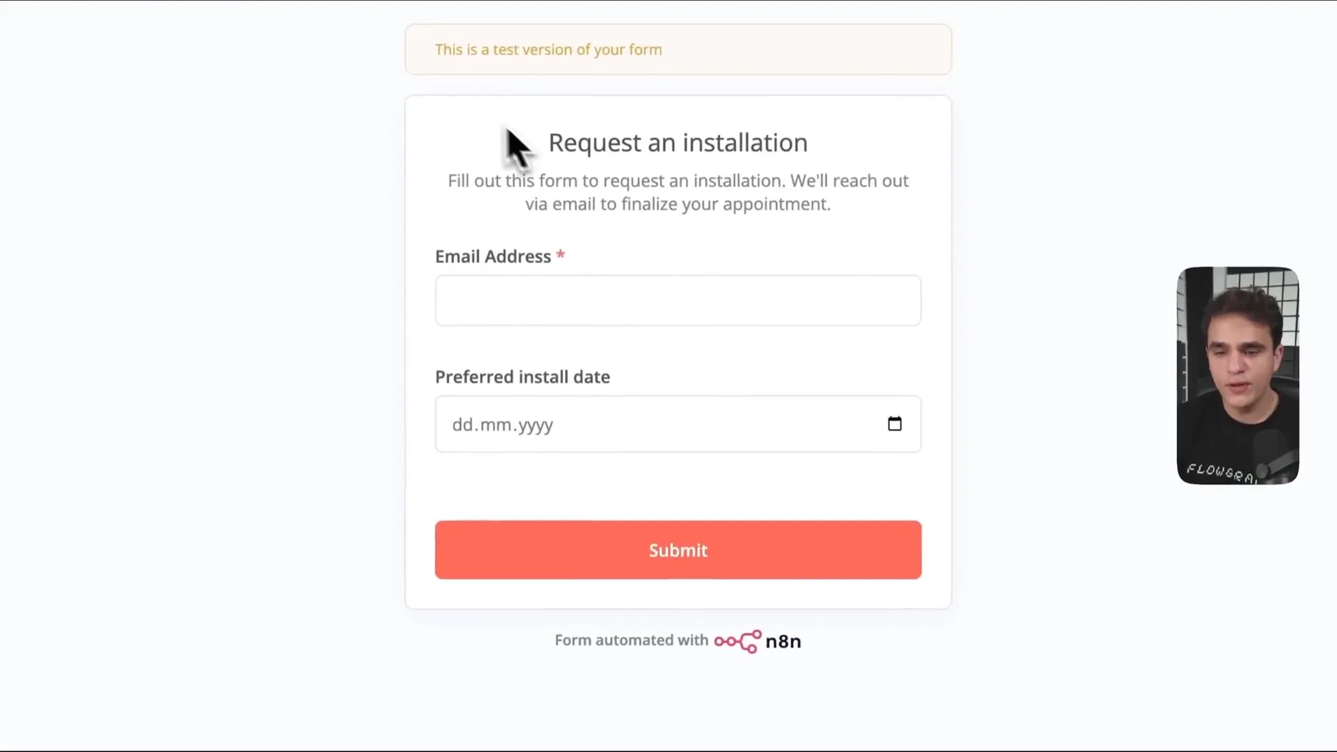 Drag and drop website builder interface