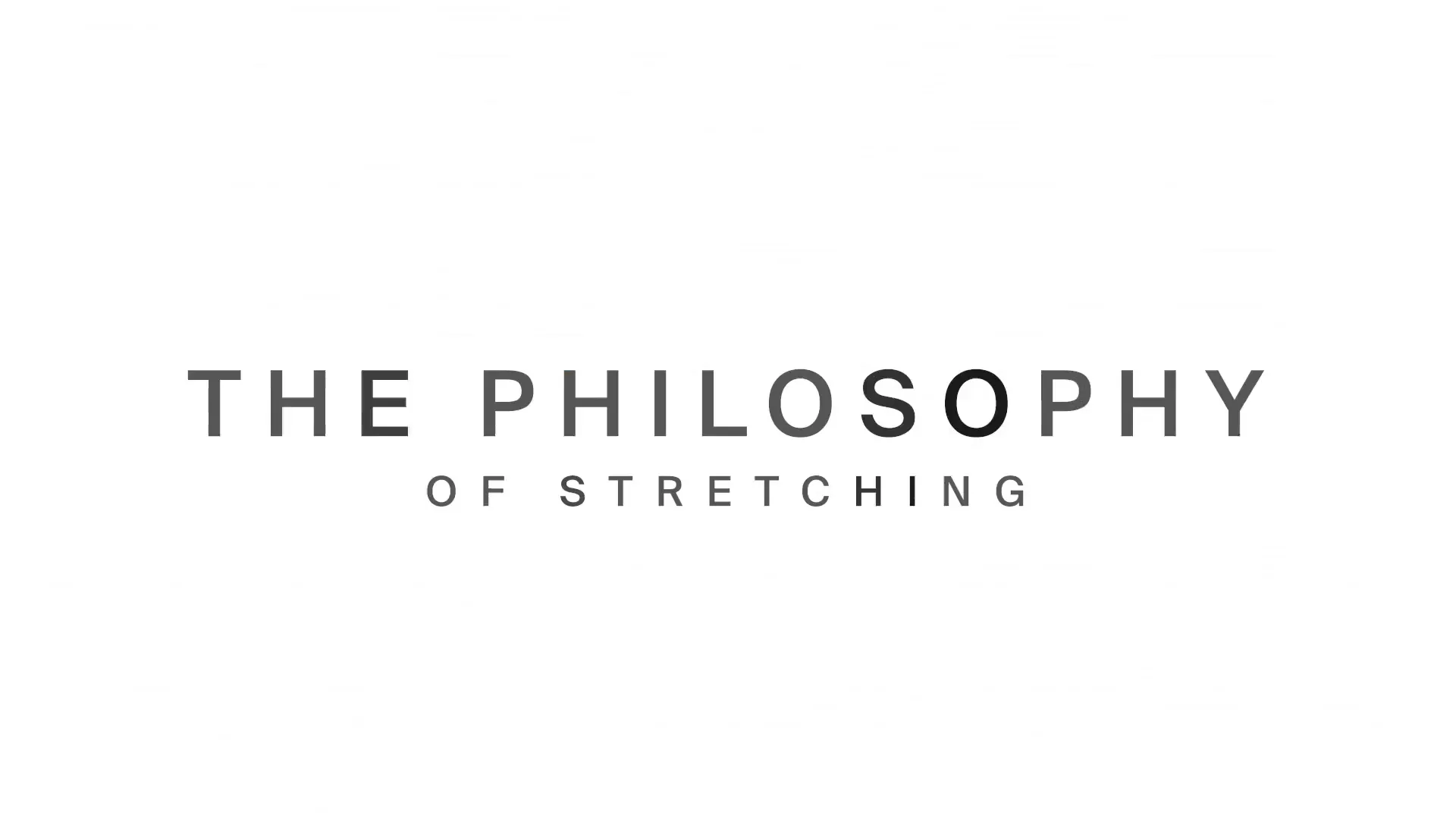 Tony Robbins explaining the philosophy of stretching