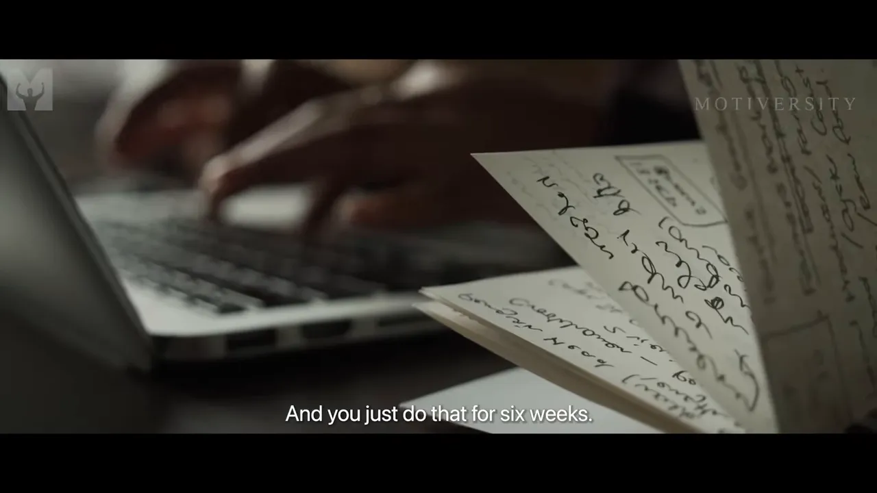 startup founder talking about daily routines and discipline