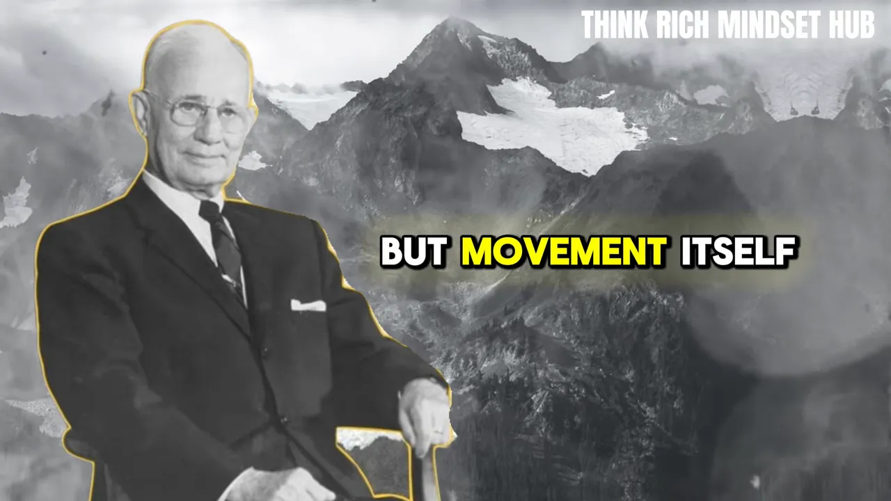Starting movement starts the fire — action before feeling