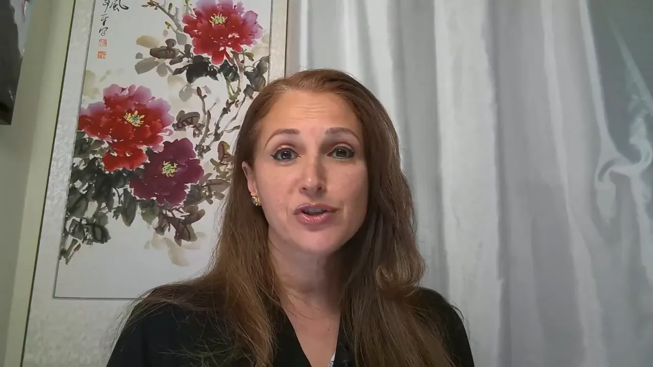 Presenter speaking directly to camera to introduce GFunnel features