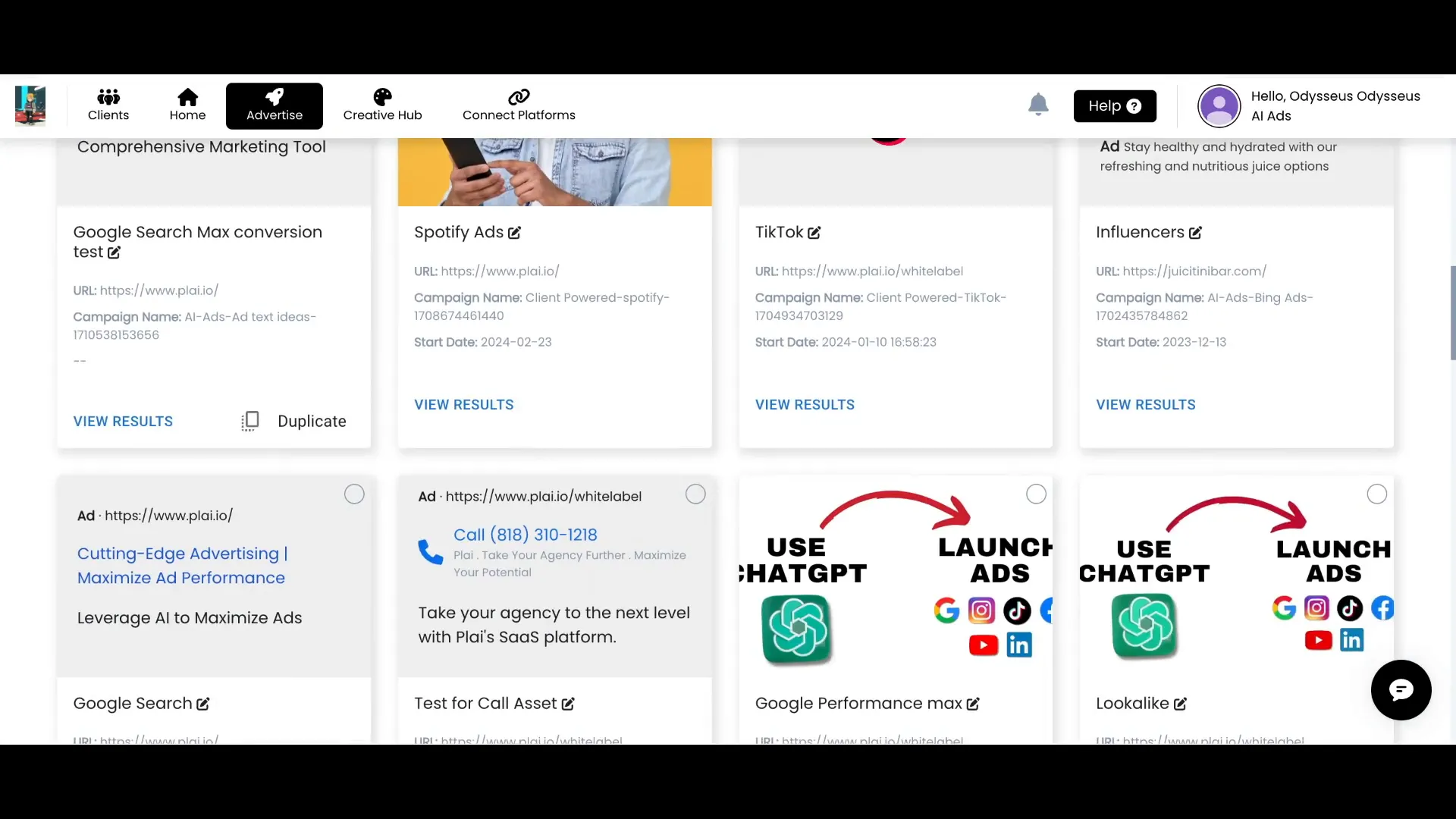 Campaign Dashboard overview