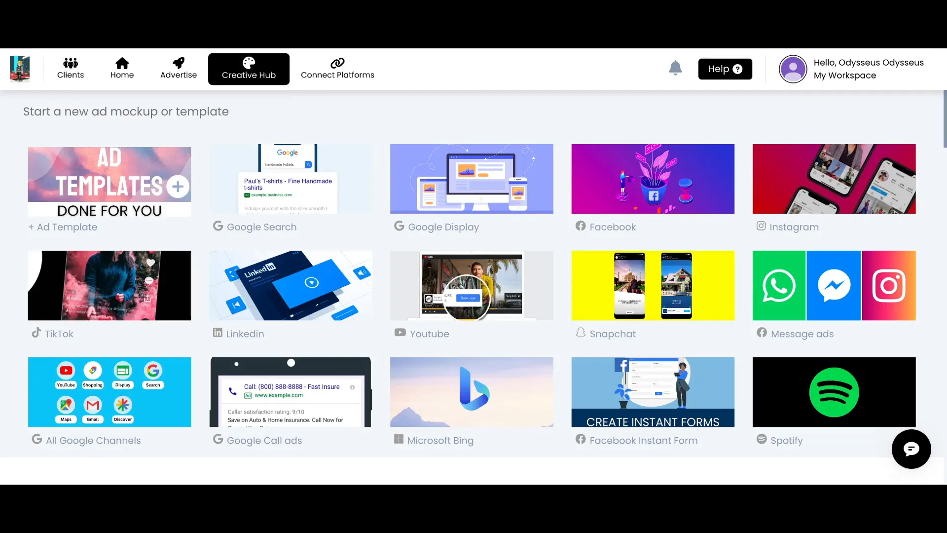 Creative Up feature