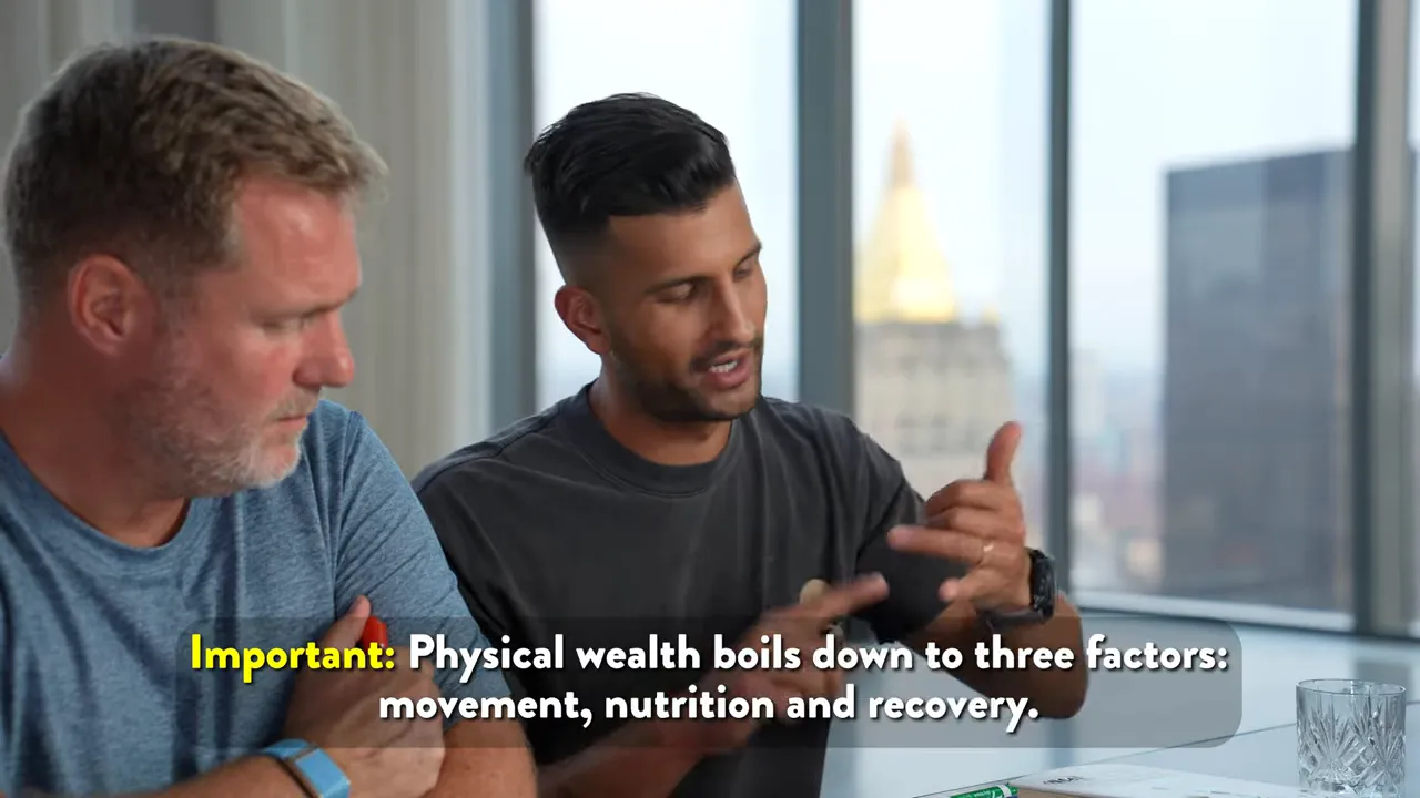 Physical wealth pillars: movement, nutrition, recovery — simple rules