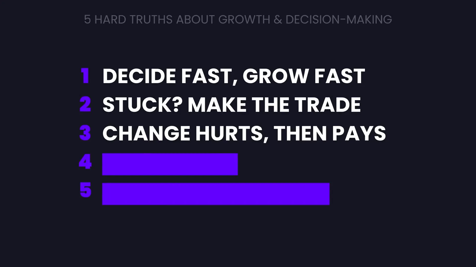 Spelling out trade-offs to make tough decisions easier