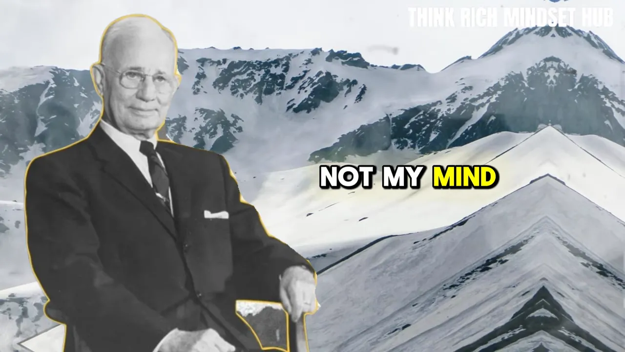A man saying 'They took my money, not my mind' illustrating inner power