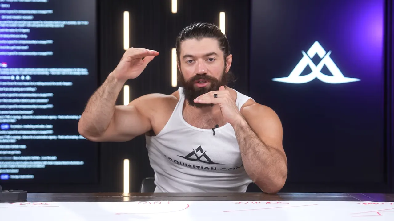Alex describing growth pains in business