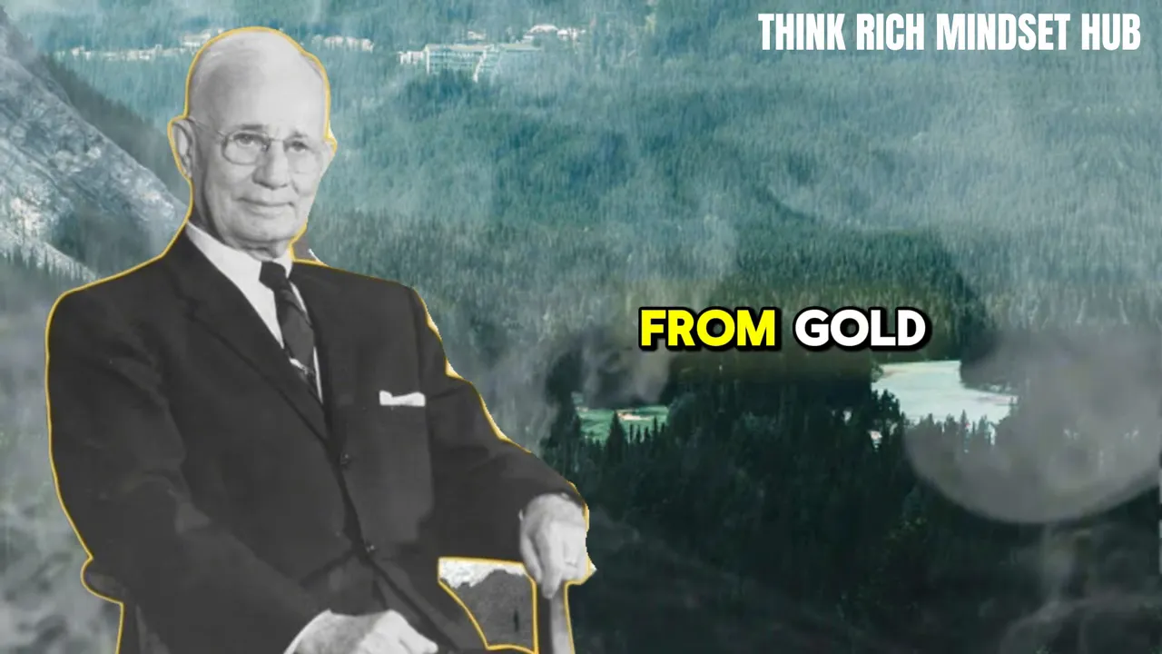 Napoleon Hill quote idea: 'Most men quit three feet from gold' - miner example