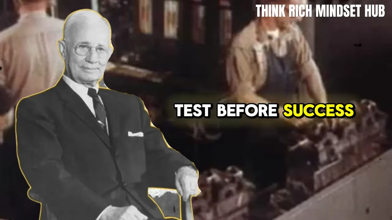 Opening statement: 'This is the test before success' - motivational message