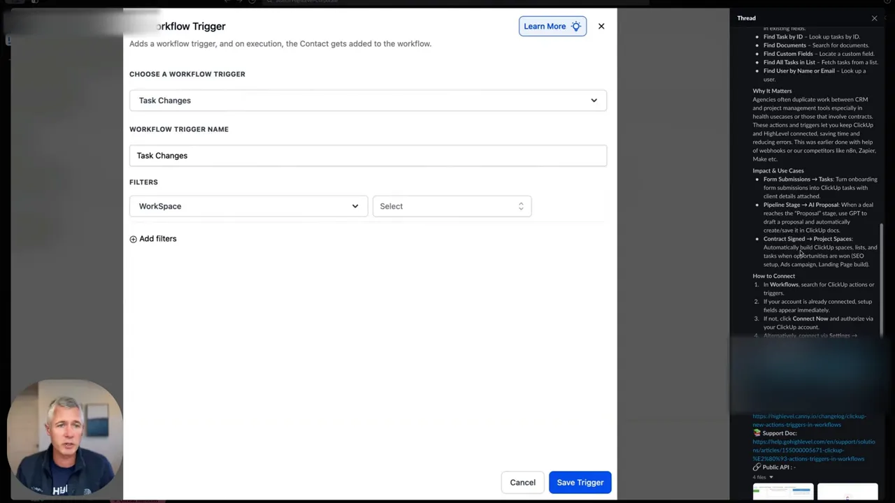 Integration confirmed as live within the system