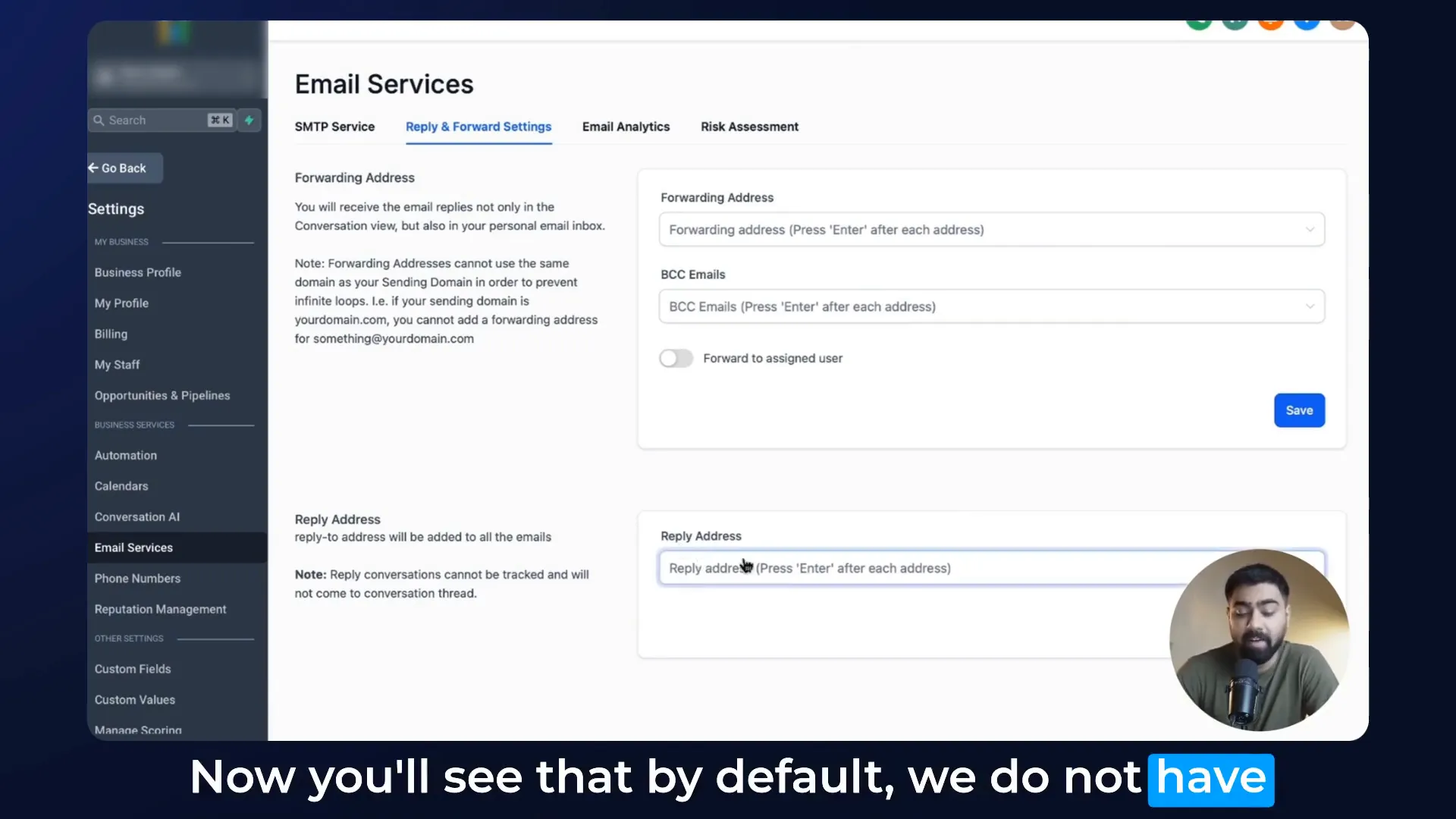 Setting Up Email Service